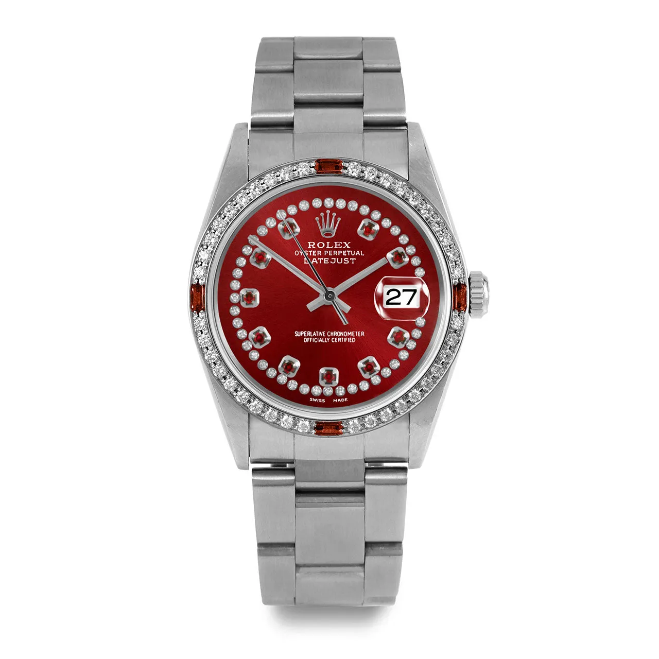 Rolex Datejust 36mm | 16234-RED-STRR-4RBY-OYS