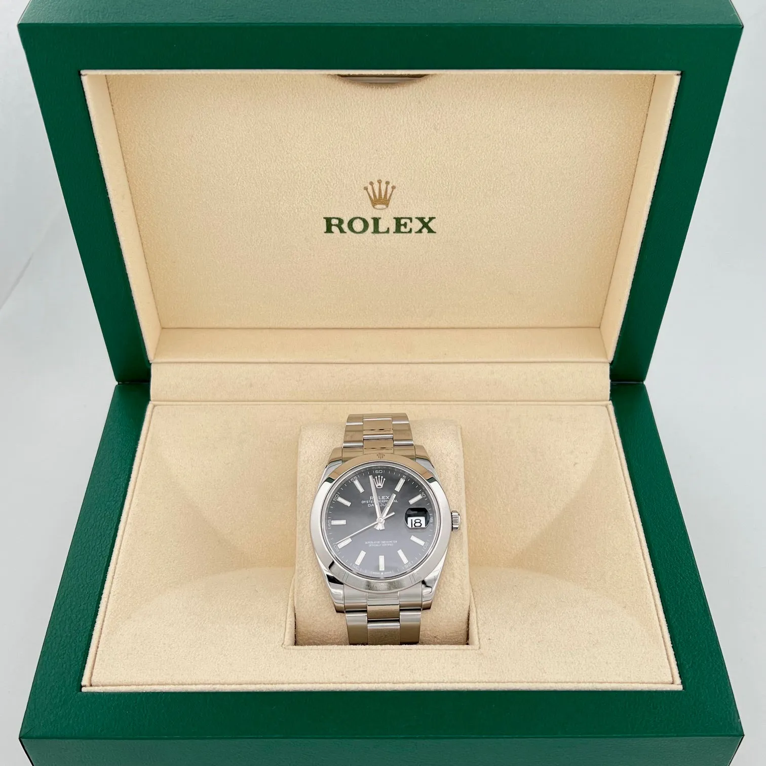 ROLEX DATEJUST 41 BLACK DIAL 126300B