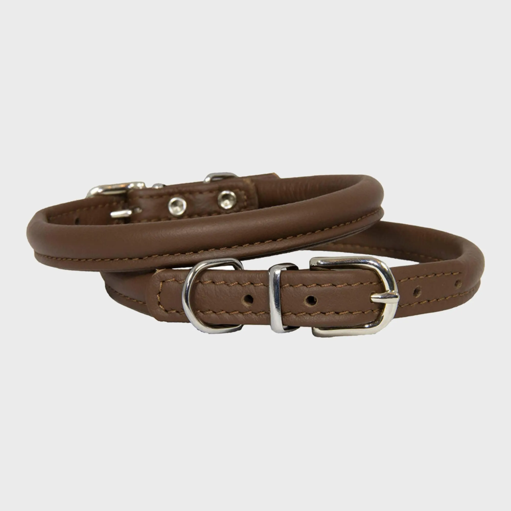 Rolled Leather Collar