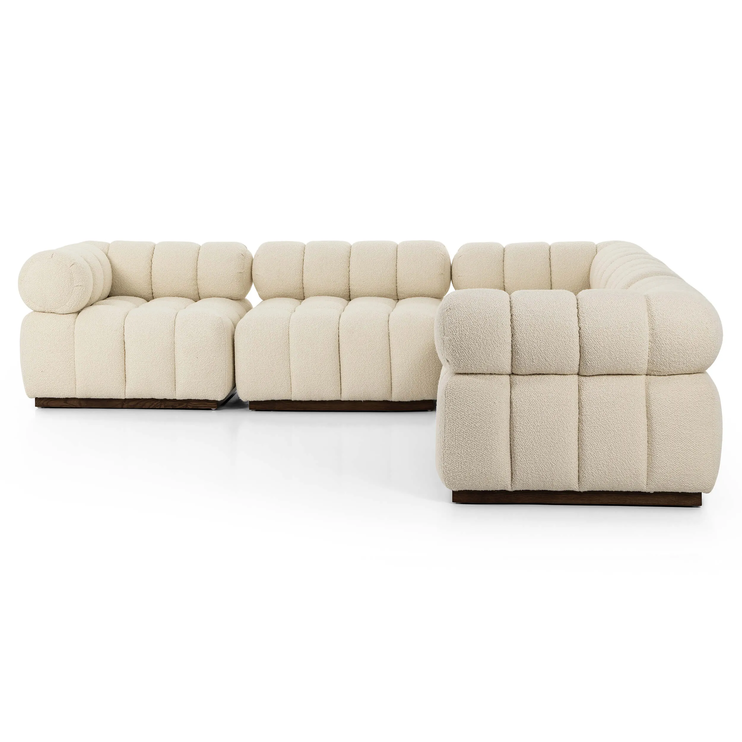 Roma 5-Piece Sectional, Durham Cream