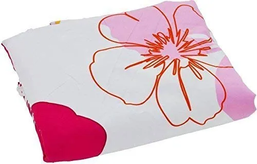 Roman Home Microfibre Fancy Flower Reversible Single Bed AC Blanket ac dohar 65*85in. (Big Pink)