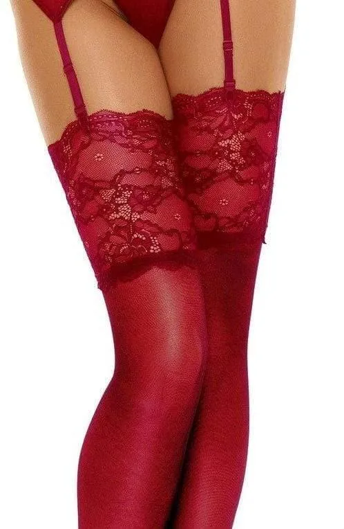 Romance Stockings Cherry