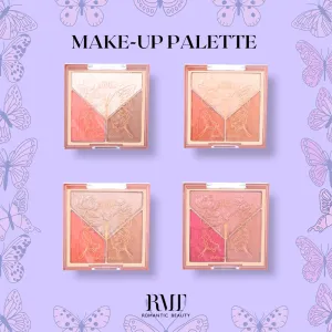 Romantic Beauty - Make-up Palette Trio Face Highlighter/Blush/Contour