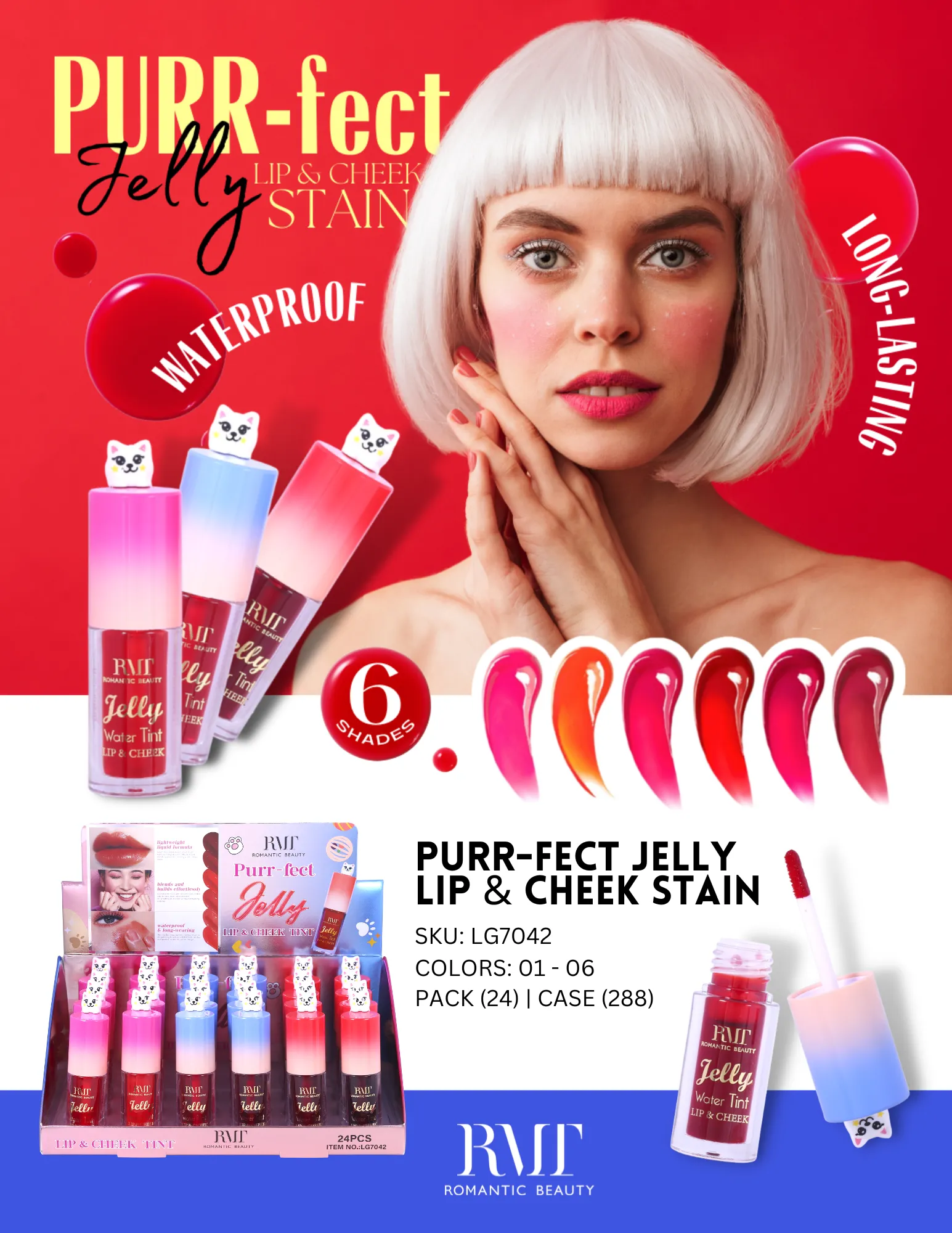 Romantic Beauty - Purr-fect Jelly Lip & Cheek Tint