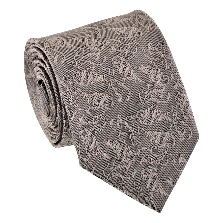 Romantic Dusty Pink Patterned Tie