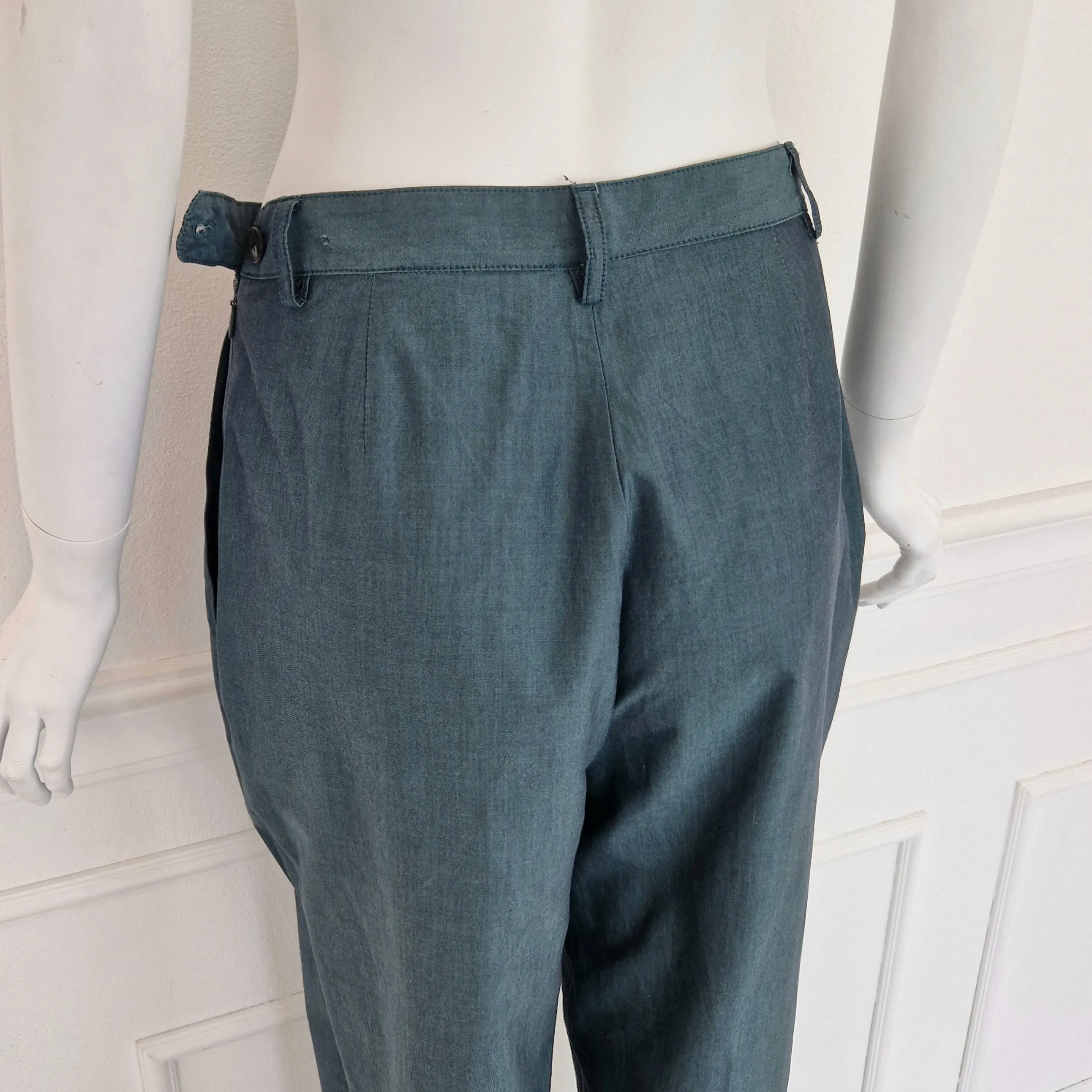 Romeo Gigli | Pantaloni estivi cotone verde