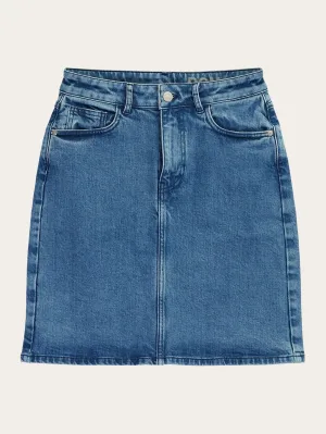 ROMY Light Blue Denim Skirt - Light blue