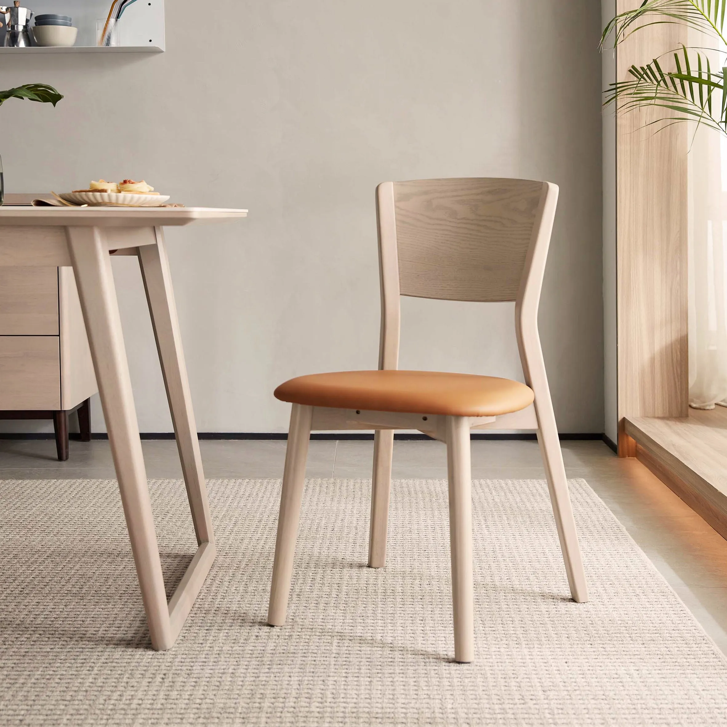 RONAN Rubberwood Dining Chair