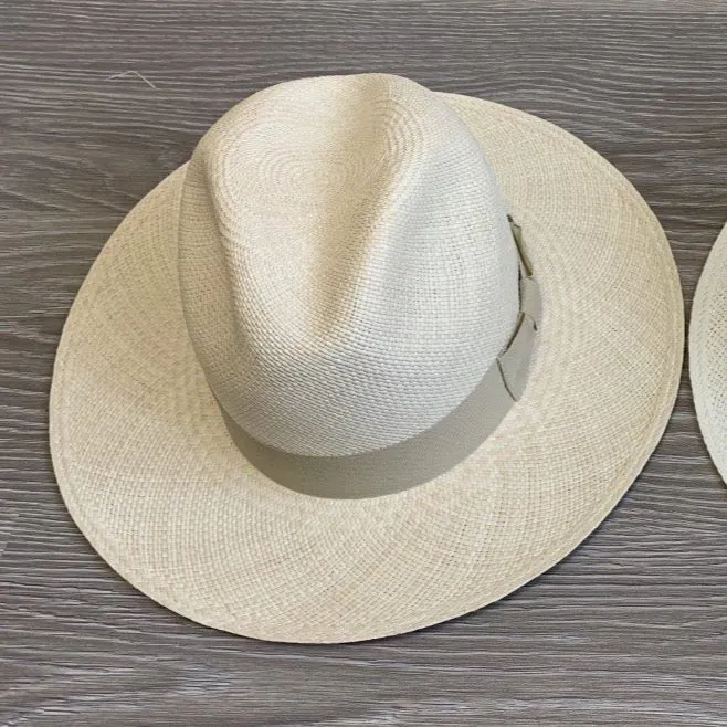 Ronnel Panama Straw Beige Fedora Hat | The Henry