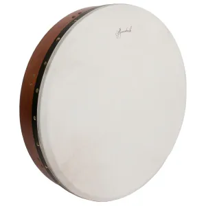 Roosebeck Tunable Red Cedar Bodhran Cross-Bar Soft Natural Head 18-by-3.5-Inch