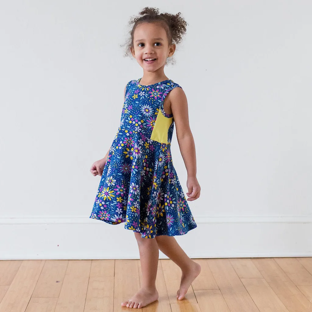 “Roots and STEMs” Math Garden Skater Play Dress with Pockets