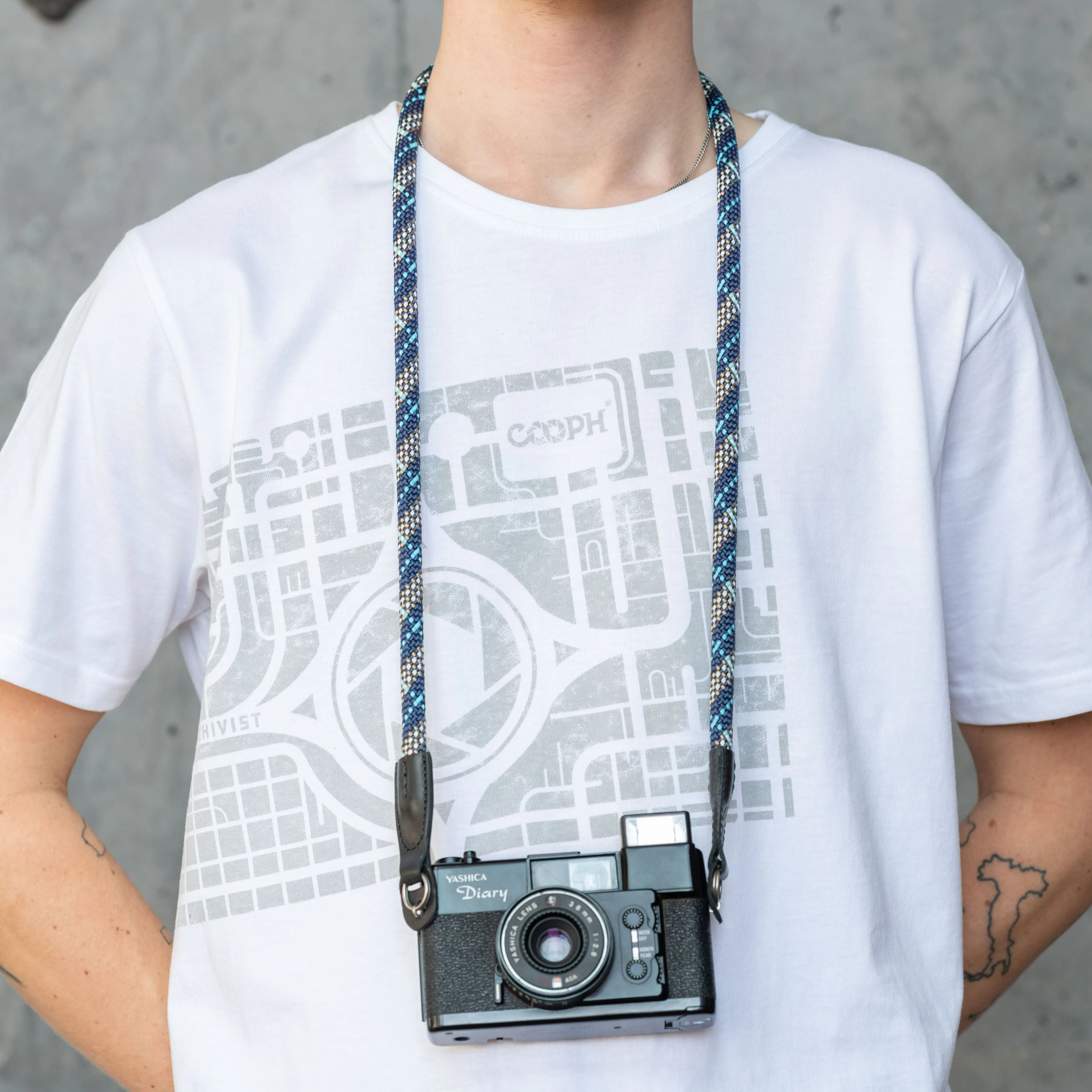 Rope Camera Strap - Plaid Collection