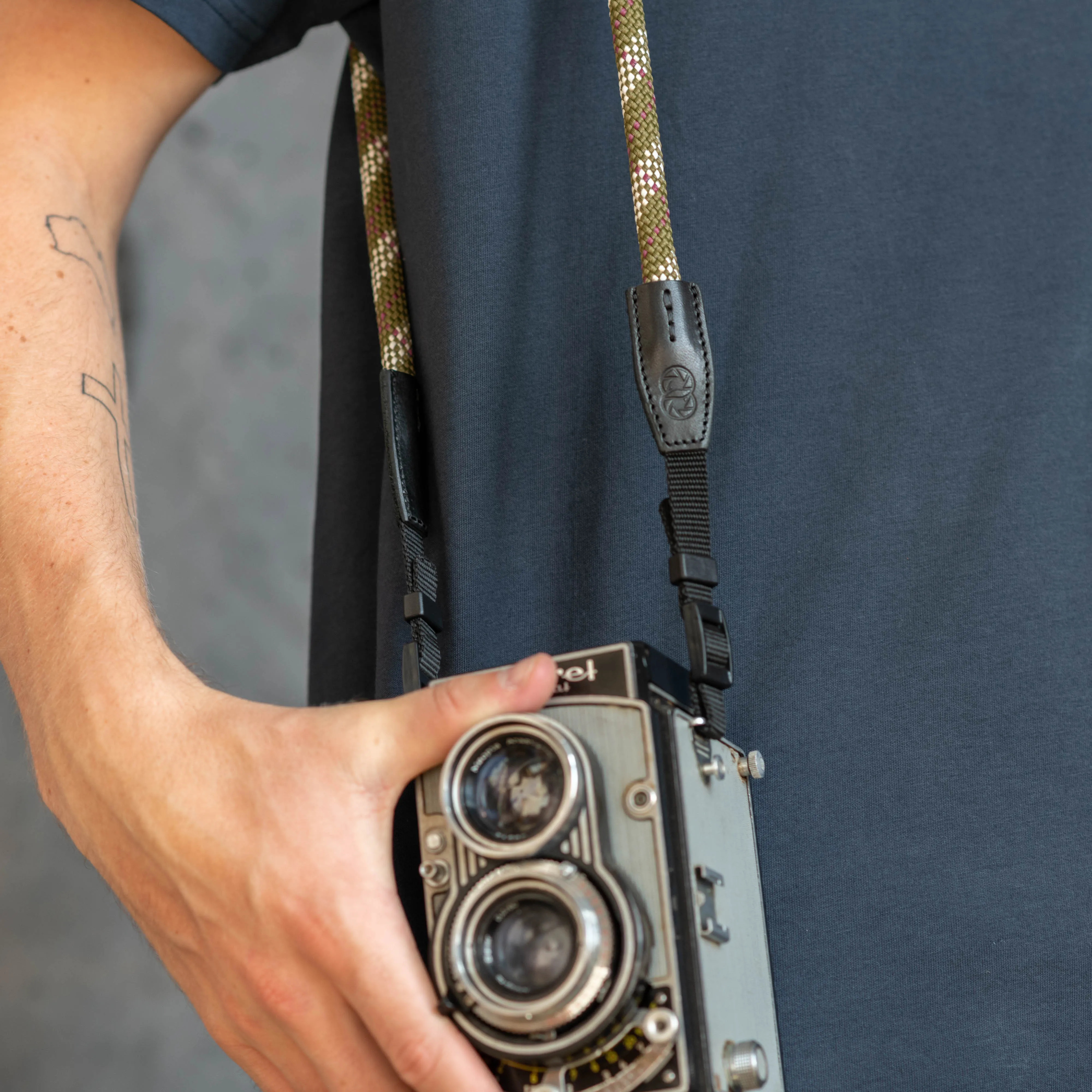 Rope Camera Strap - Plaid Collection