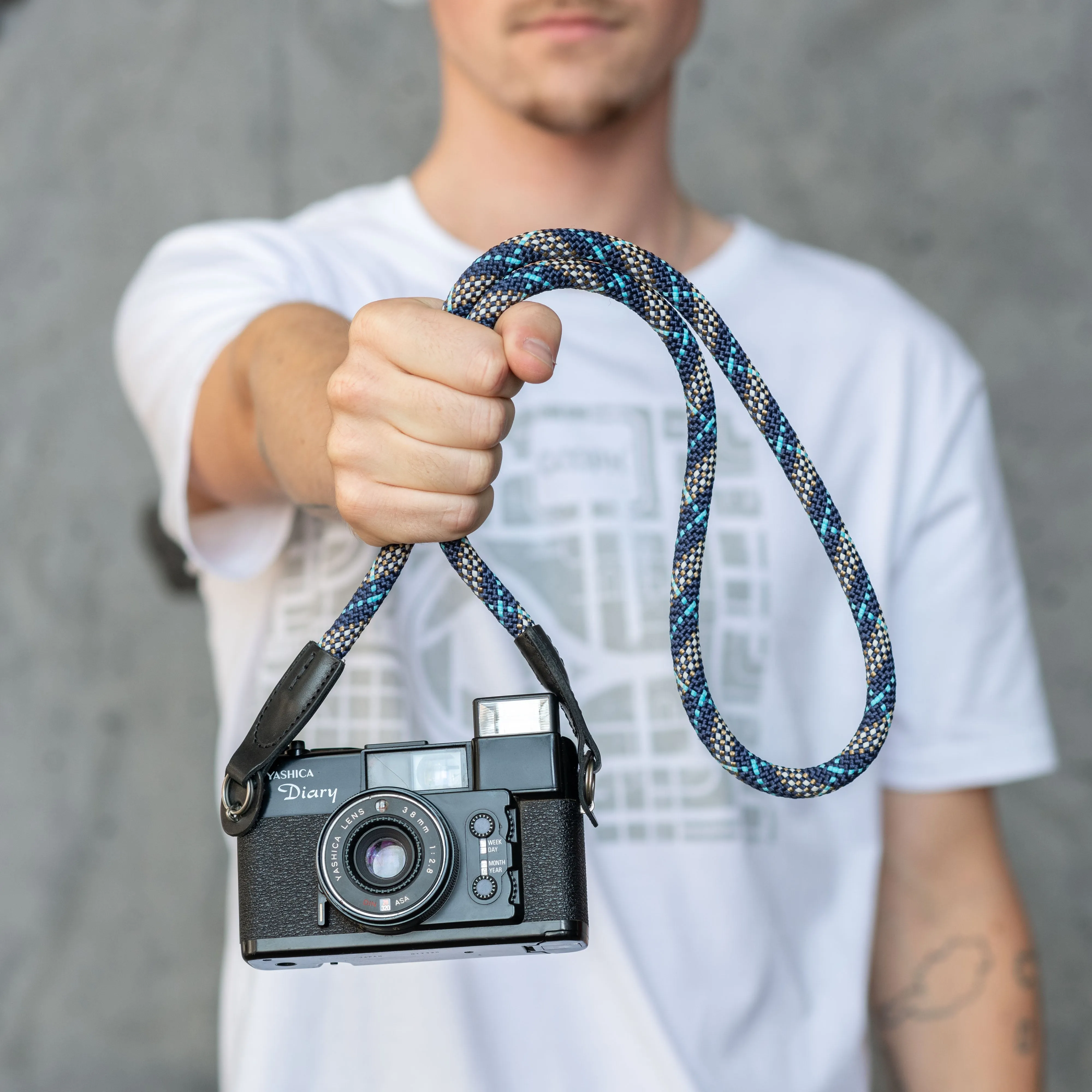 Rope Camera Strap - Plaid Collection