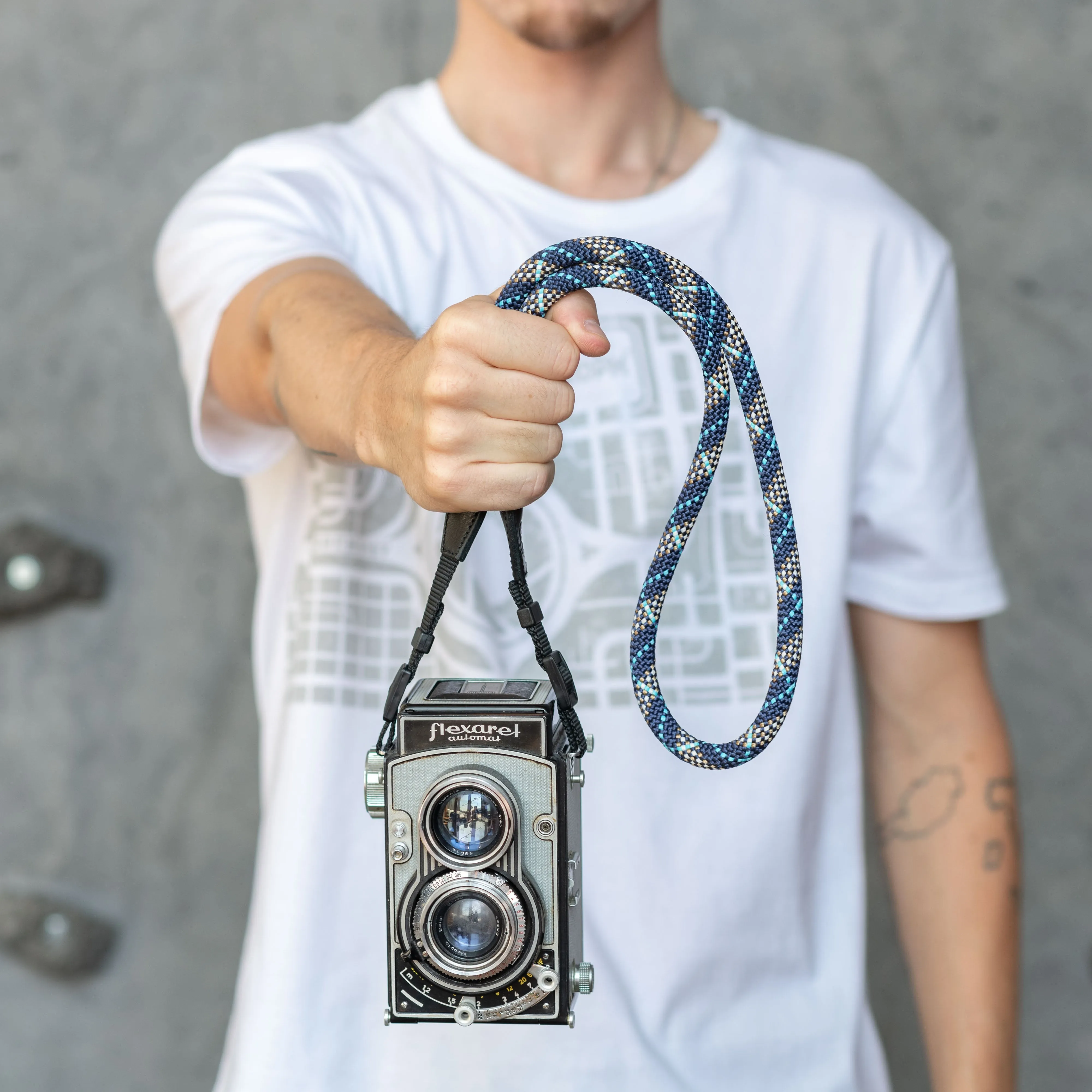 Rope Camera Strap - Plaid Collection