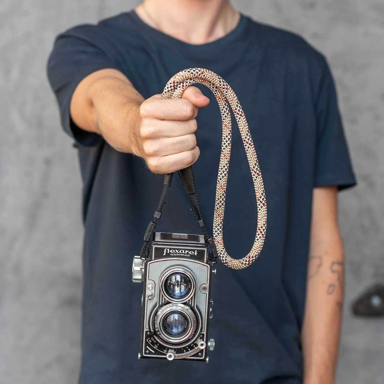 Rope Camera Strap - Plaid Collection