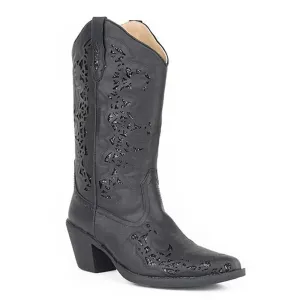 Roper Alisa (Black) - Women's Cowgirl Boot