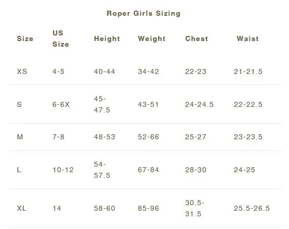 Roper Girls Kids Wine Polyester Softshell Vest