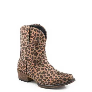 Roper Ingrid (Leopard) - Womens Ankle Cowgirl Boot