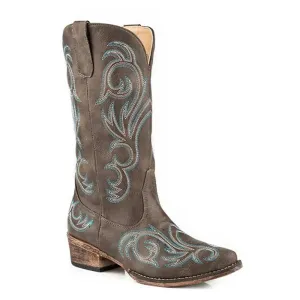 Roper Riley (Brown) - Women's Cowgirl Boot