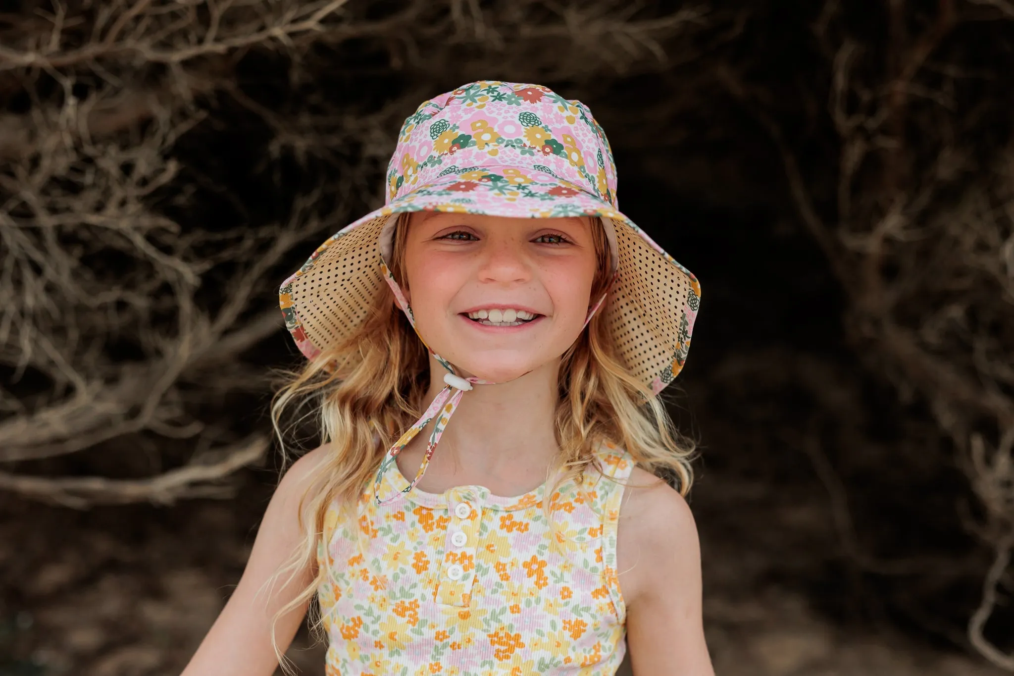 Rosalie Broad Brim Bucket Hat