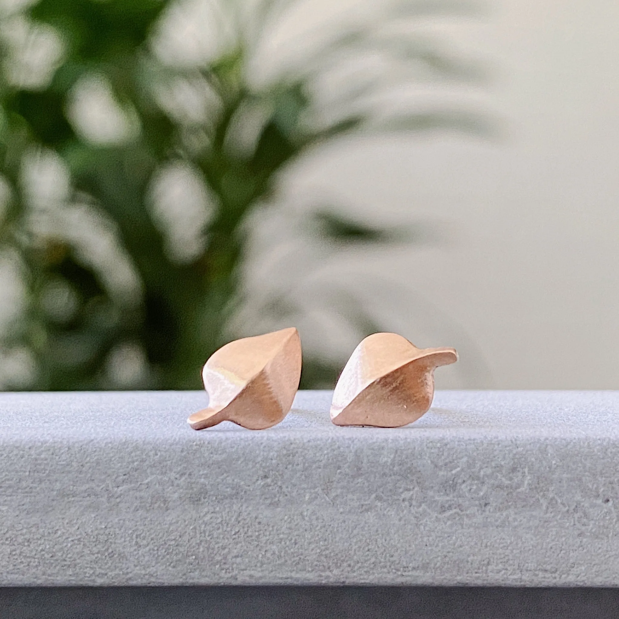 Rose Gold Aspen Stud Earrings