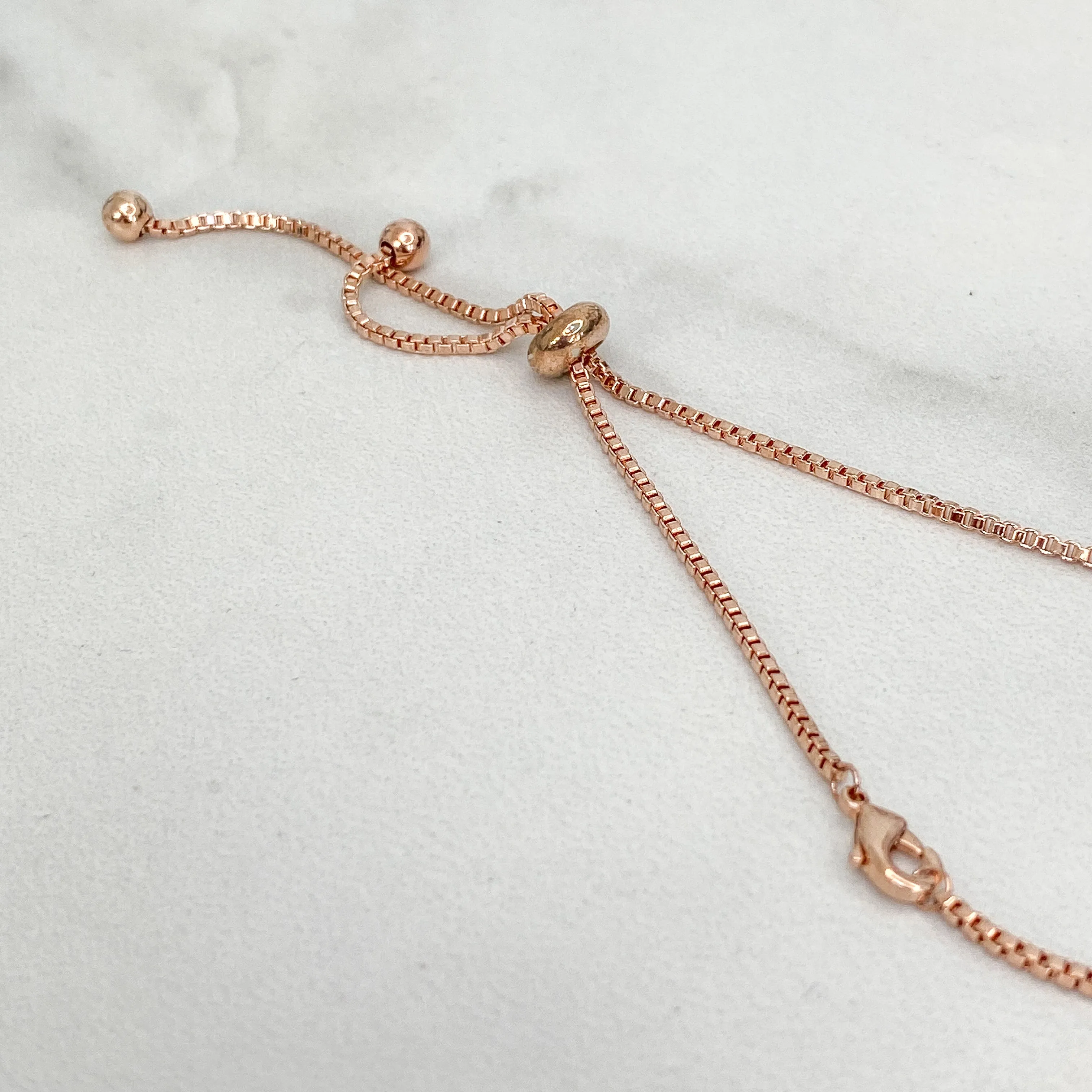 Rose Gold Daisy Choker Necklace