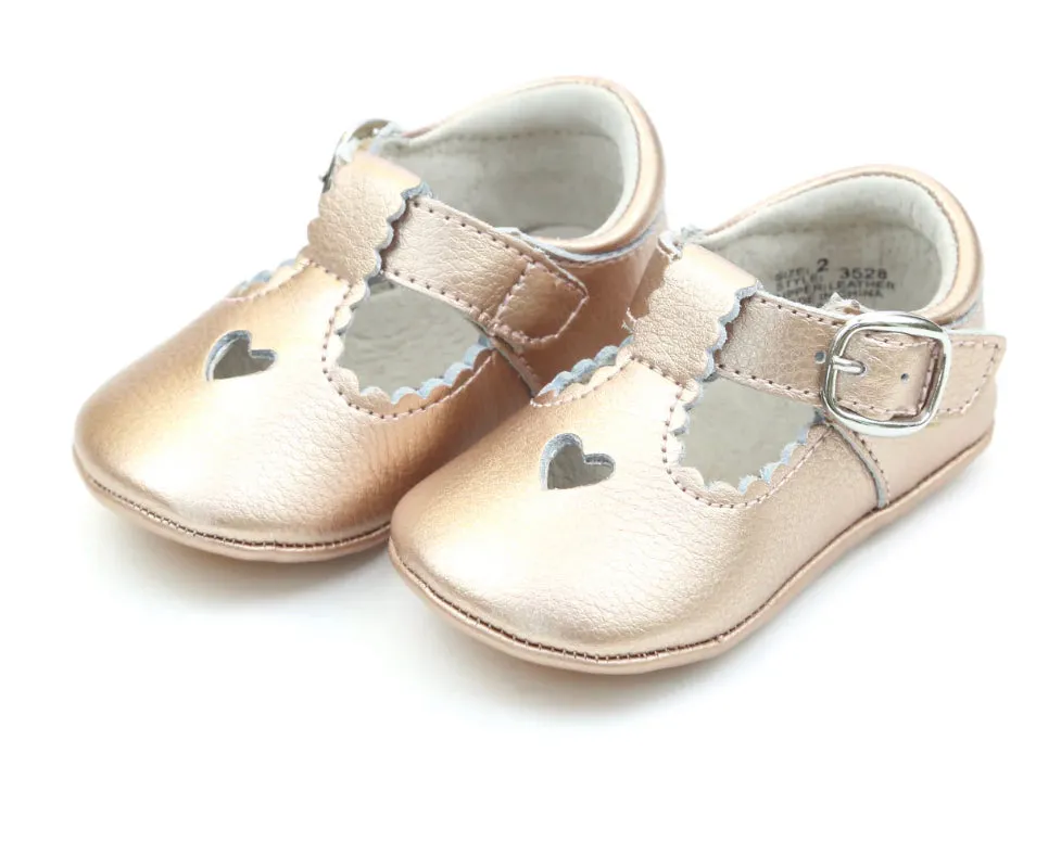 Rose Gold Rosalie Crib Shoe