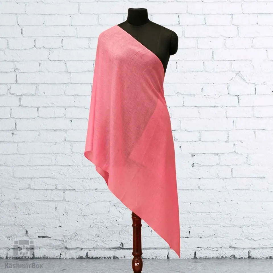 Rose Pink Woolen Shawl