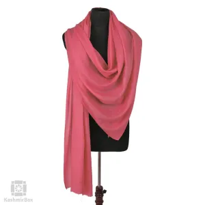 Rose Pink Woolen Shawl