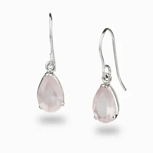 Rose Quartz Drop Earrings