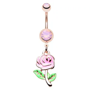 Rose Water Belly Dangle