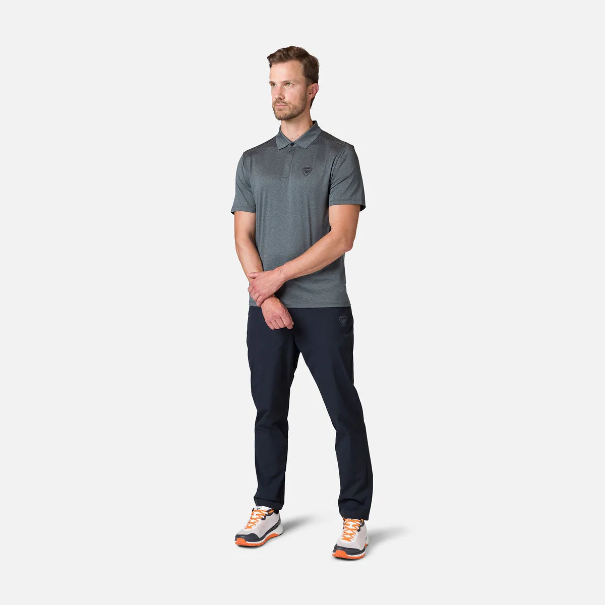 Rossignol | Active Polo | Men's | Onyx Grey