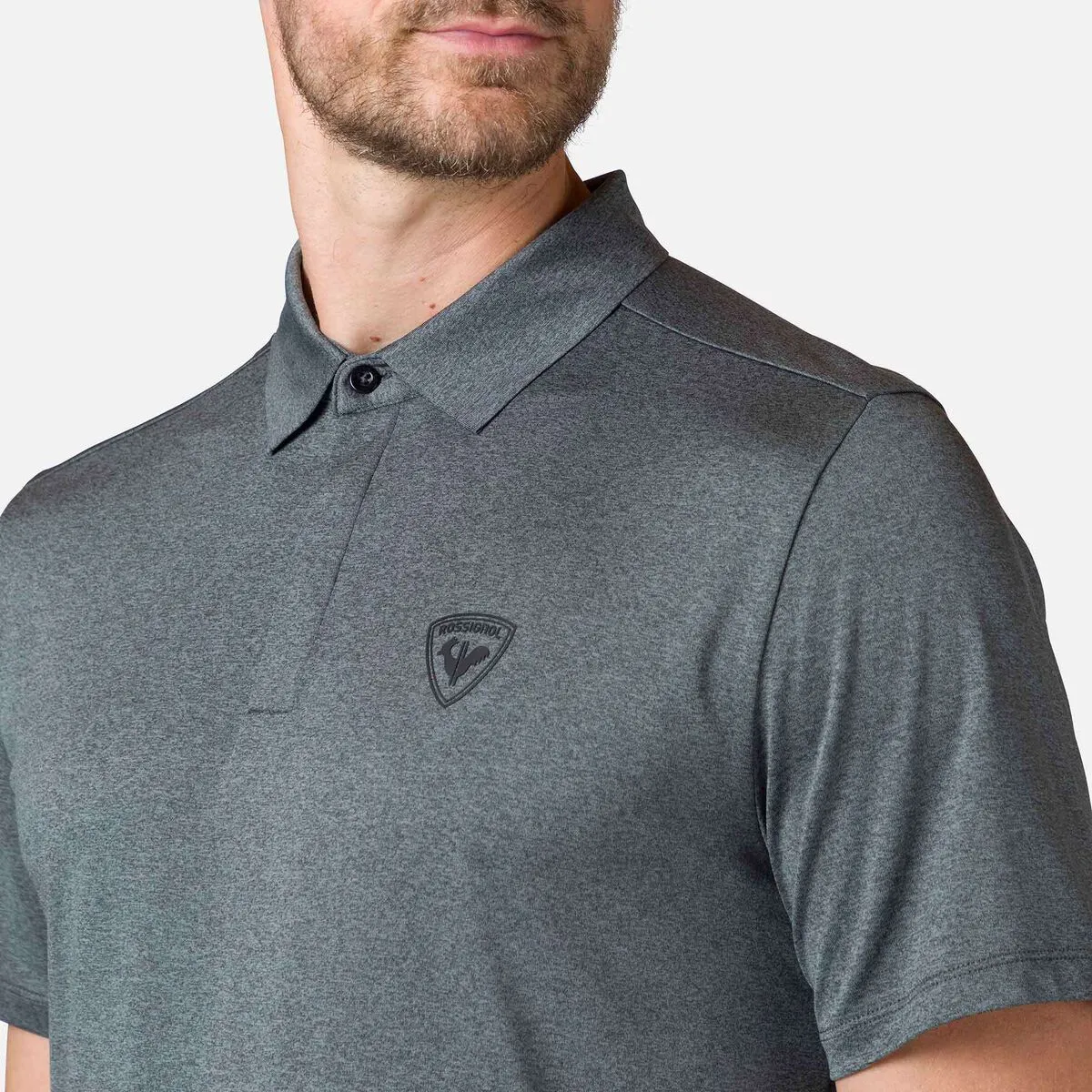 Rossignol | Active Polo | Men's | Onyx Grey