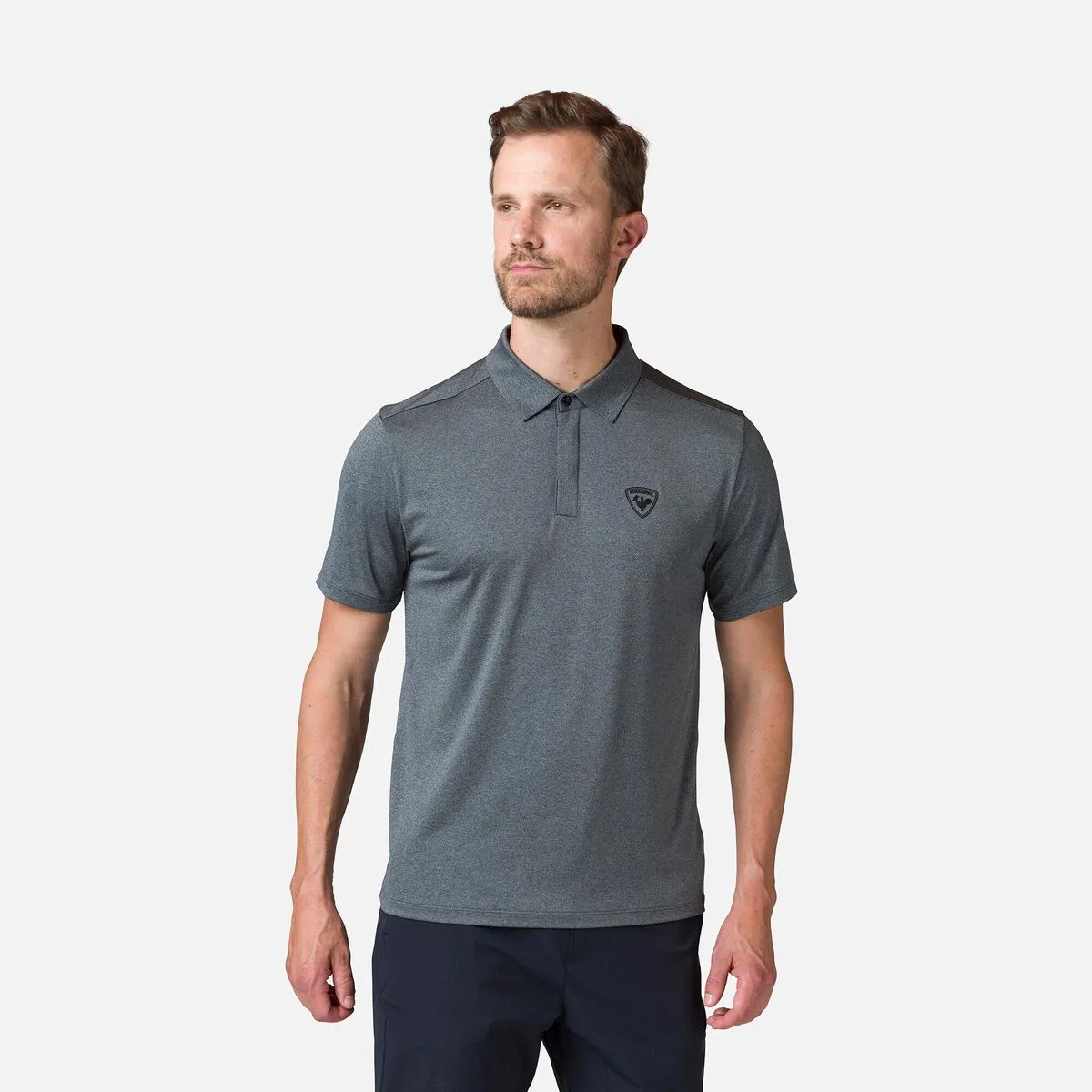 Rossignol | Active Polo | Men's | Onyx Grey