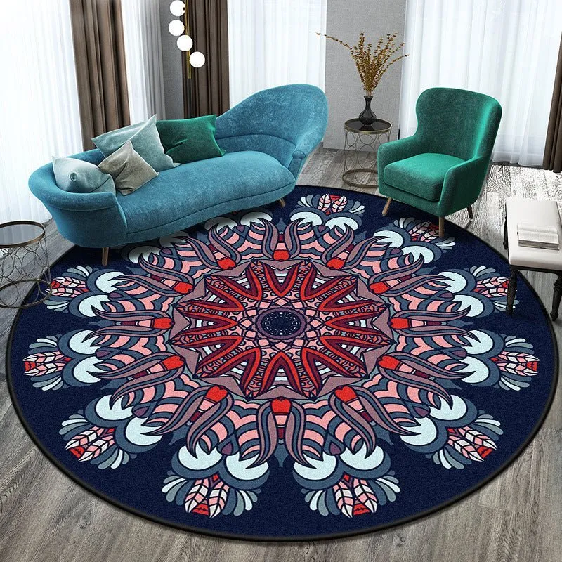 Round Bedroom and Living Room Rug