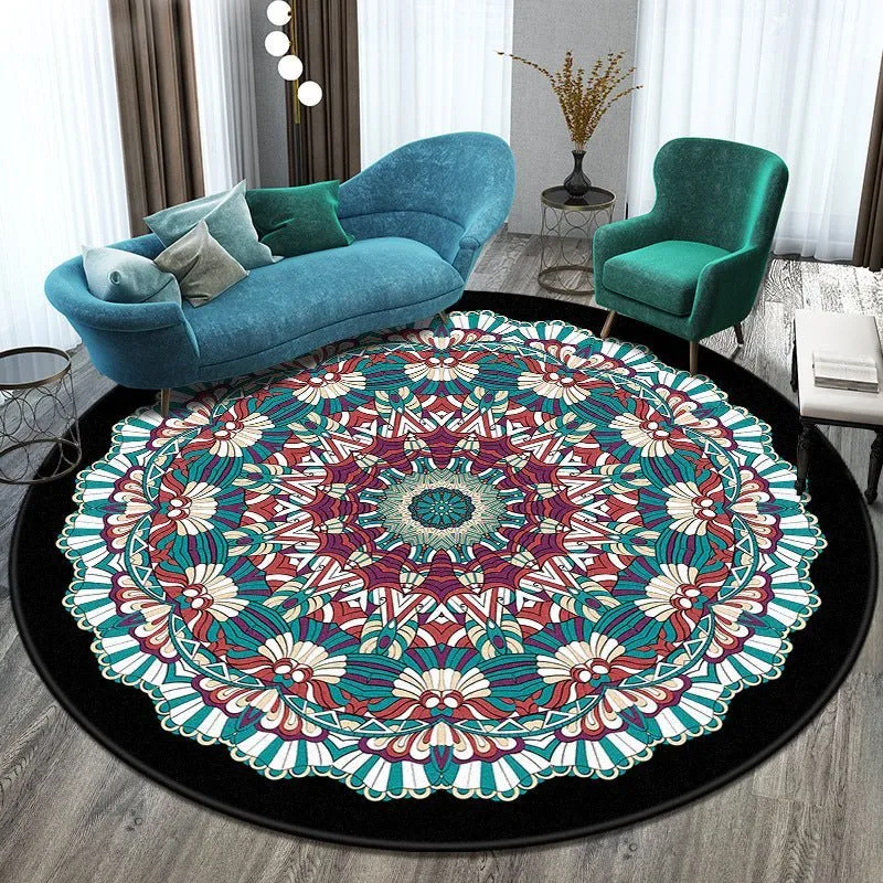 Round Bedroom and Living Room Rug