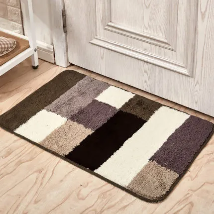 Round Design Bath Mats, Non-Silp Bathroom Carpet Set And Rug,Door Way Rug In The Toilet,Floor Bath Mats For Bathroom And Toilet