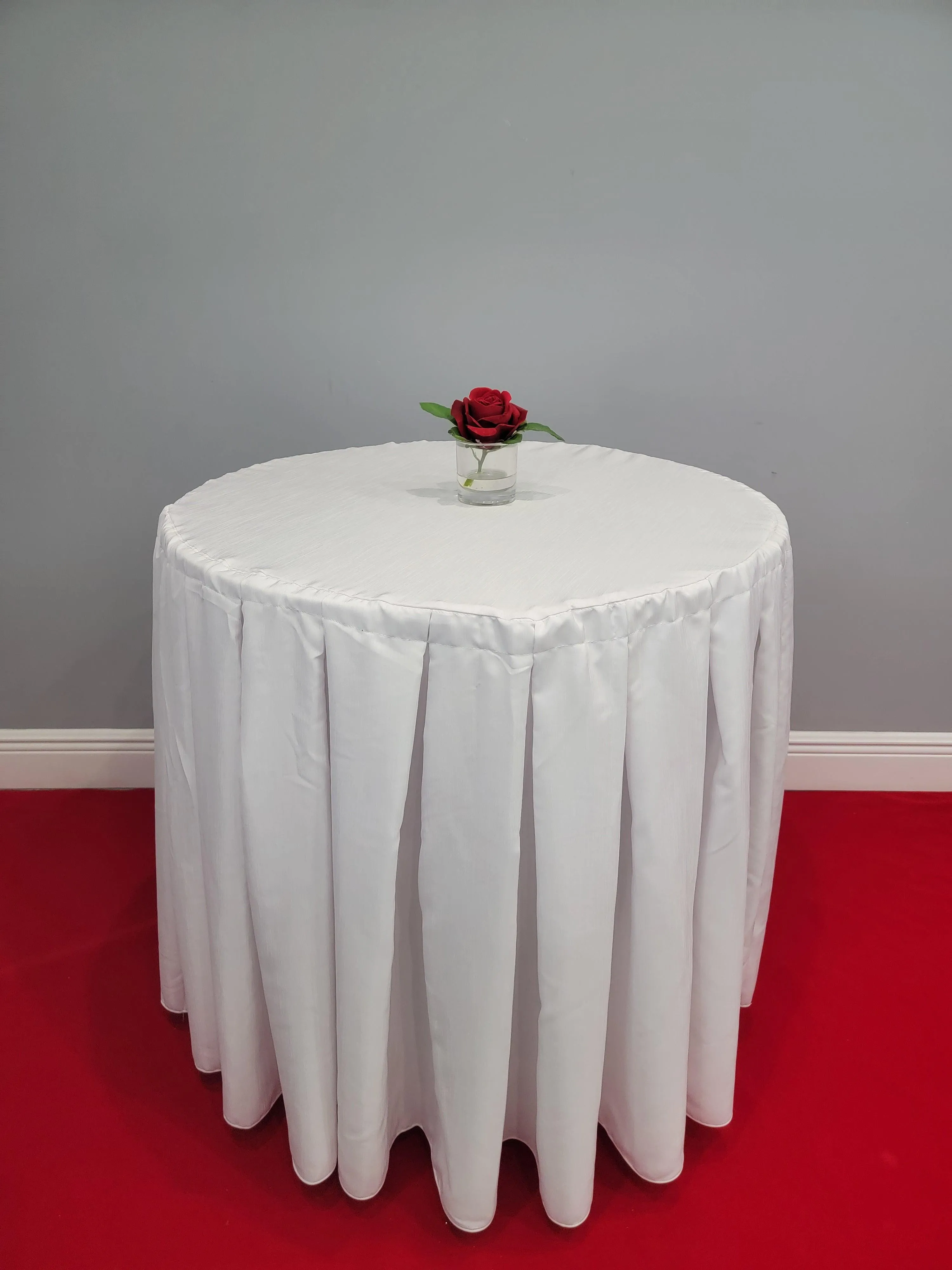 Round Fitted Tablecloth 42" Height Majestic