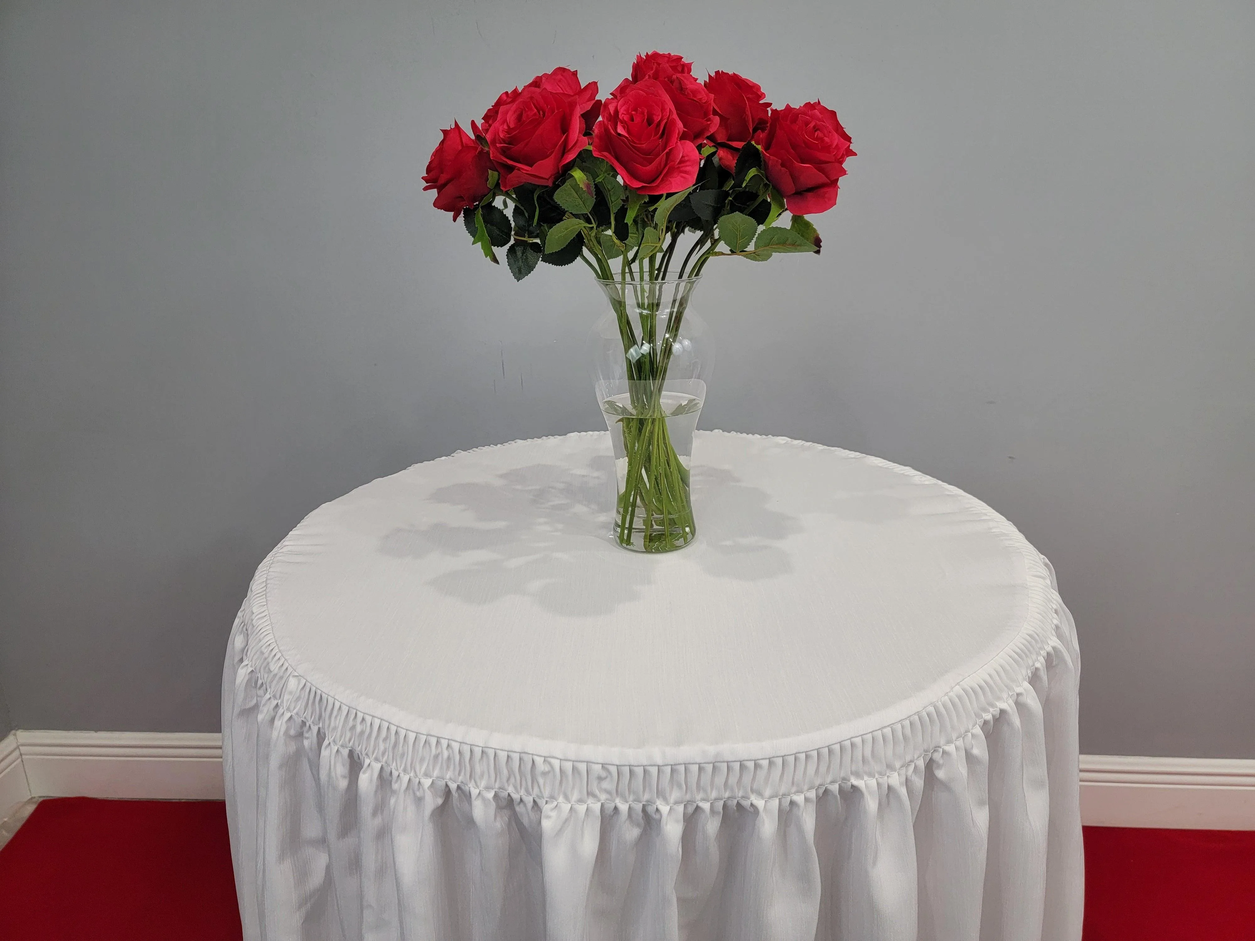 Round Fitted Tablecloth 42" Height Majestic