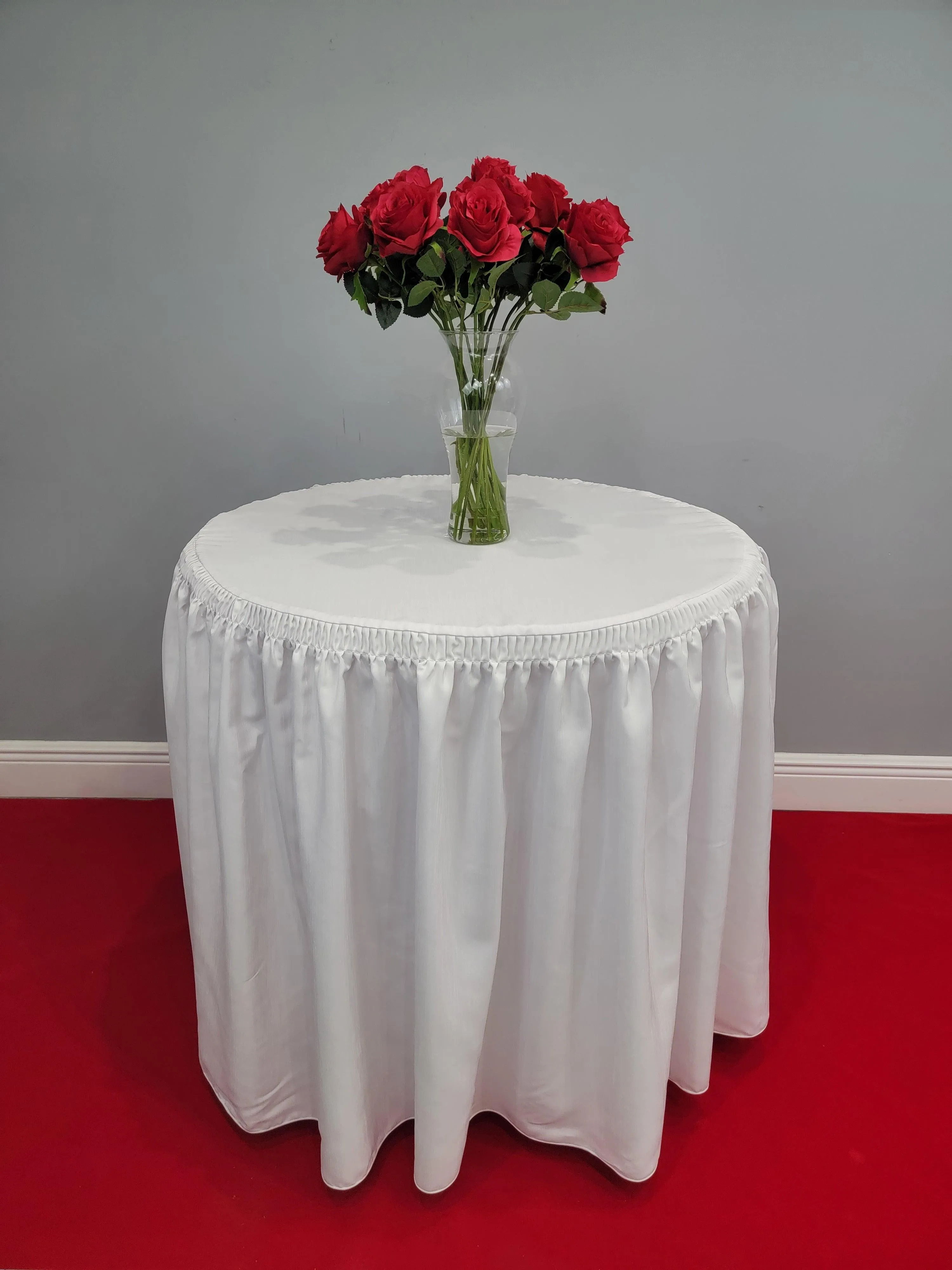 Round Fitted Tablecloth 42" Height Majestic