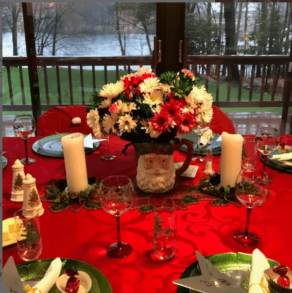 Round Frédéric Damask Tablecloth