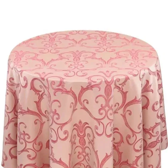 Round Frédéric Damask Tablecloth