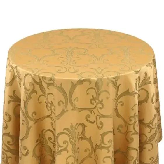 Round Frédéric Damask Tablecloth