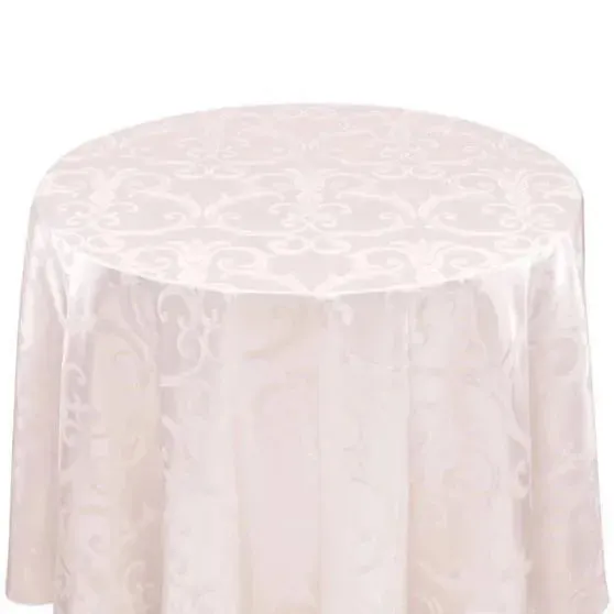 Round Frédéric Damask Tablecloth