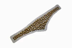 Round Studded Applique 16.50'' x 3.50'' - 1 Piece