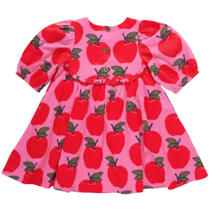 Rowan Dress- Pink Apples