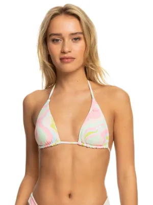 Roxy Tropics Hype Reversible Tiki Tri Bikini Top - Women's