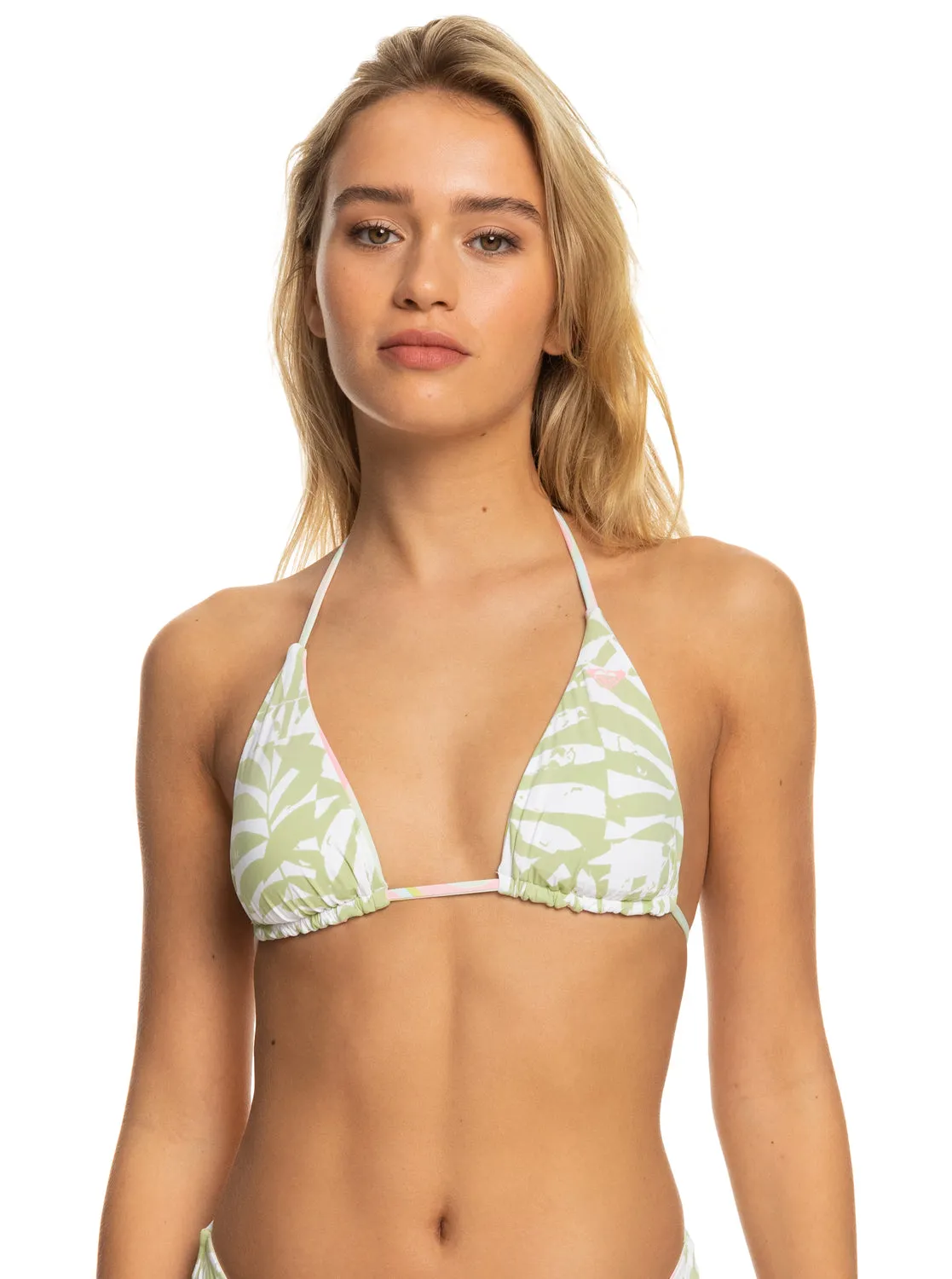 Roxy Tropics Hype Reversible Tiki Tri Bikini Top - Women's