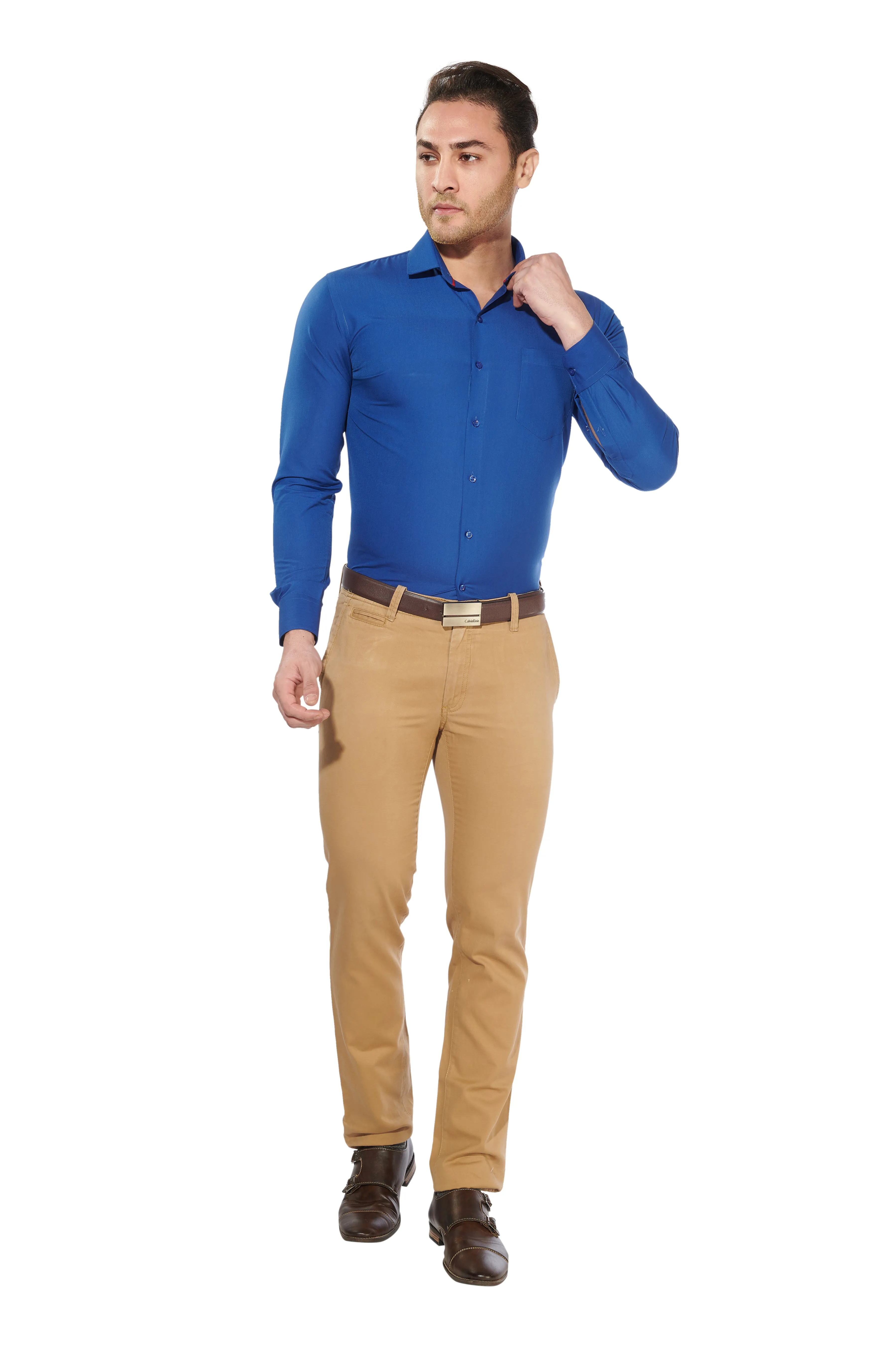 Royal Blue | Mens Slim-Fit Shirt